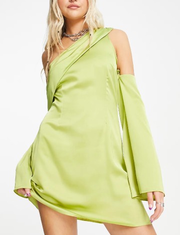 Rochie scurta Public Desire, verde