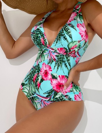Costum de baie SHEIN, mix culori