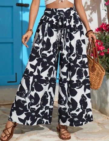 Pantaloni SHEIN, bleumarin