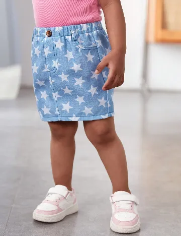 Fusta Shein Kids, albastru Albastru