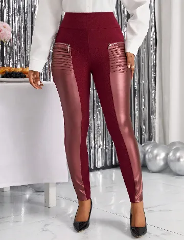 Pantaloni SHEIN, violet Rosu