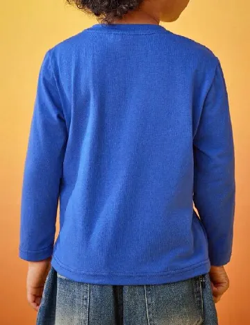 Bluza Shein Kids, albastru Albastru