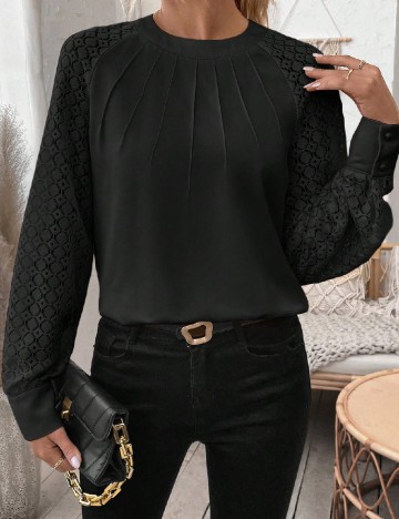 Bluza SHEIN, negru