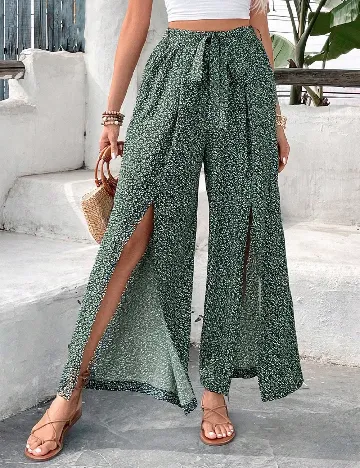 Pantaloni SHEIN, verde Verde