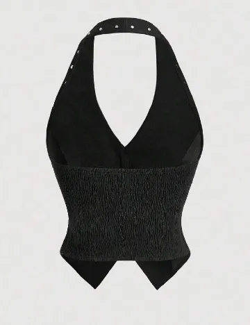 Top SHEIN, negru Negru