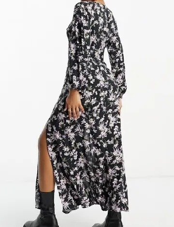 Rochie lunga Miss Selfridge, negru Negru