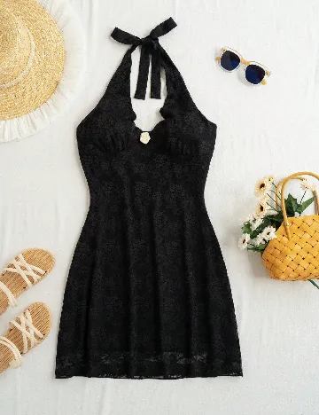 Rochie scurta SHEIN, negru Negru