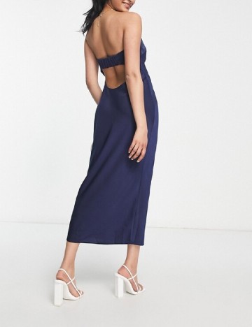 Rochie medie ASOS, bleumarin