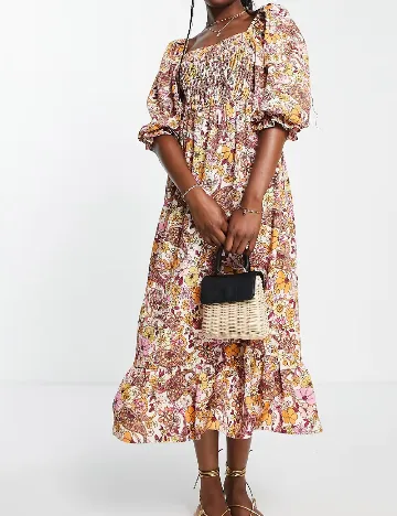 Rochie medie Miss Selfridge, floral print Floral print