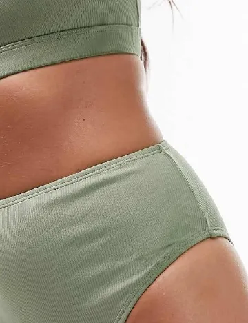 Chilot de  baie Top Shop, verde Verde