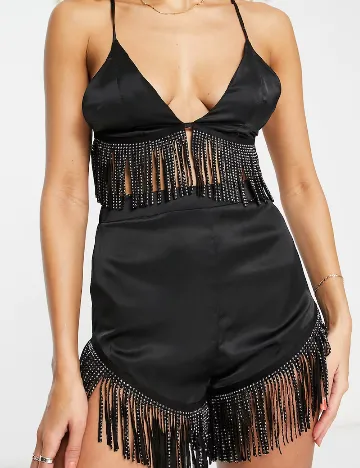 Sutien de baie ASOS, negru Negru