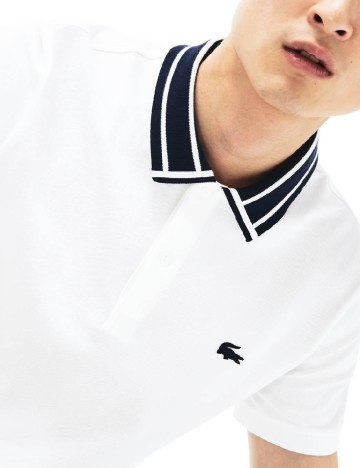 Tricou Lacoste, alb