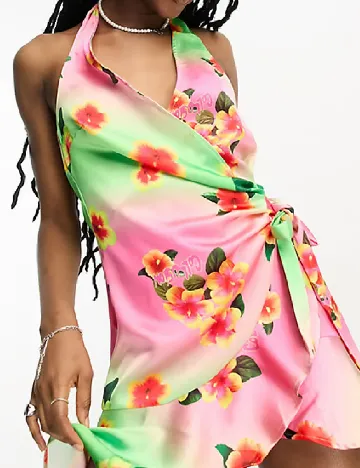 Rochie scurta COLLUSION, mix culori Mix culori