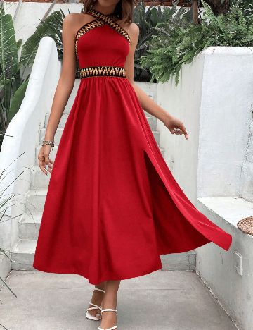 Rochie lunga SHEIN, rosu