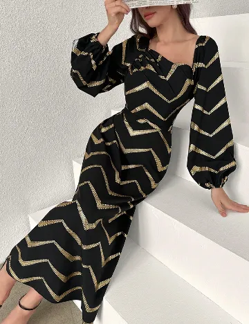 Rochie lunga SHEIN, negru Negru