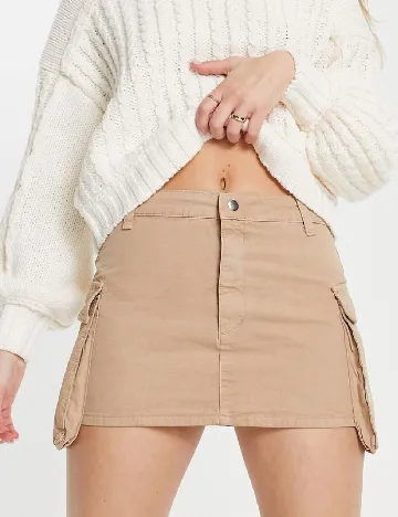 Fusta ASOS, maro Maro