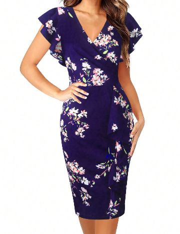 Rochie medie SHEIN, mov