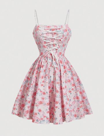 Rochie scurta SHEIN, roz