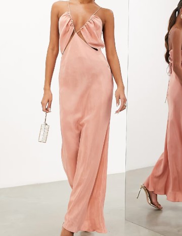 Rochie lunga ASOS, roz
