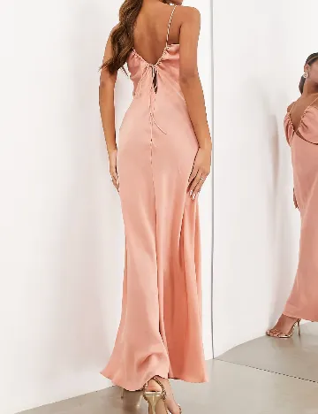 Rochie lunga ASOS, roz Roz