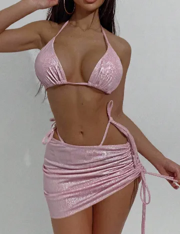 Costum de baie SHEIN, roz Roz