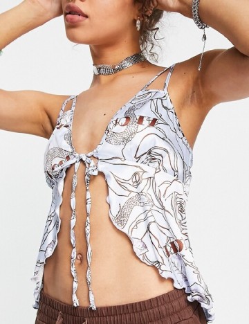 Top ASOS, albastru