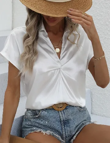 Bluza SHEIN, alb Alb