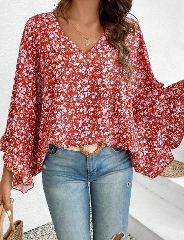 Bluza SHEIN, portocaliu