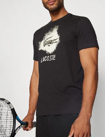 Tricou Lacoste, negru Negru