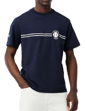 Tricou Lacoste, bleumarin inchis