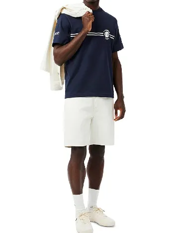 Tricou Lacoste, bleumarin inchis Albastru