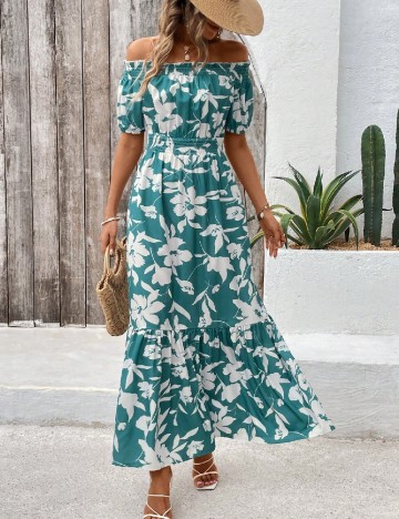 Rochie lunga SHEIN, verde