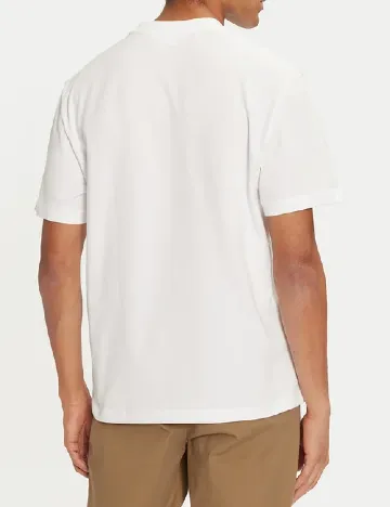 Tricou Lacoste, alb Alb
