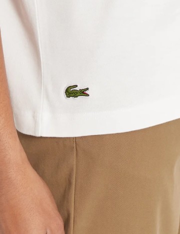 Tricou Lacoste, alb