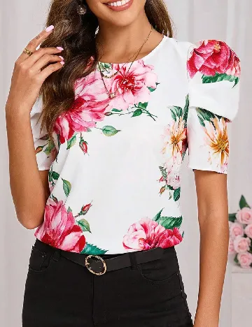 Bluza SHEIN, alb Alb