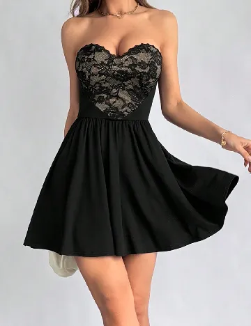 Rochie scurta SHEIN, negru Negru