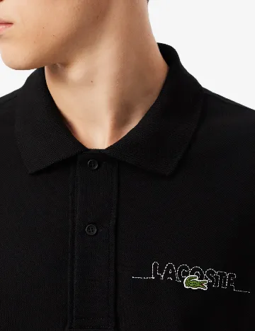 Tricou Lacoste, negru Negru