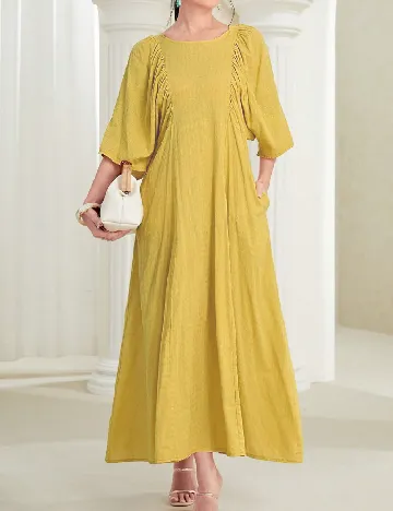 Rochie lunga SHEIN, galben Galben