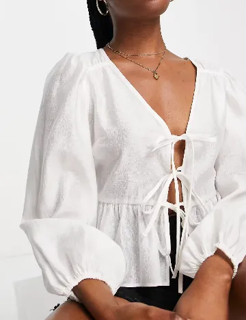 Bluza Top Shop, alb Alb