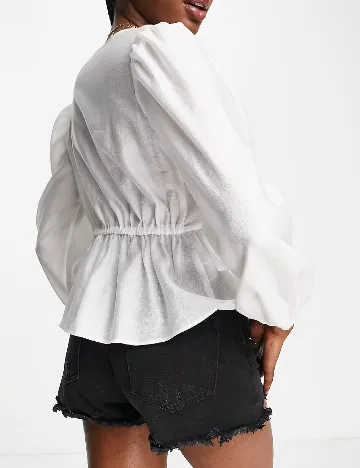 Bluza Top Shop, alb Alb