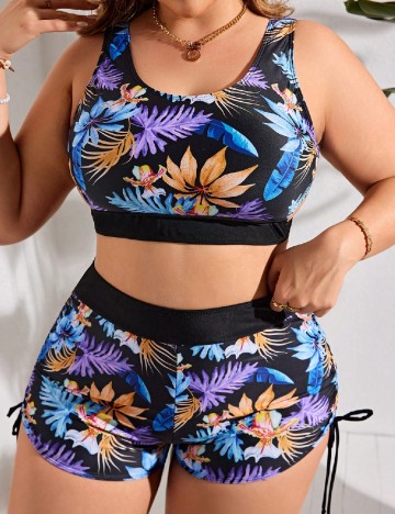 Costum de baie SHEIN CURVE, mix culori