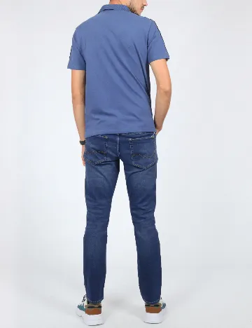 Tricou Lacoste, albastru Albastru