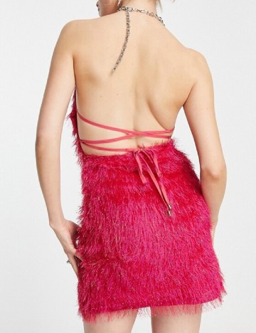 Rochie scurta AmyLynn, roz
