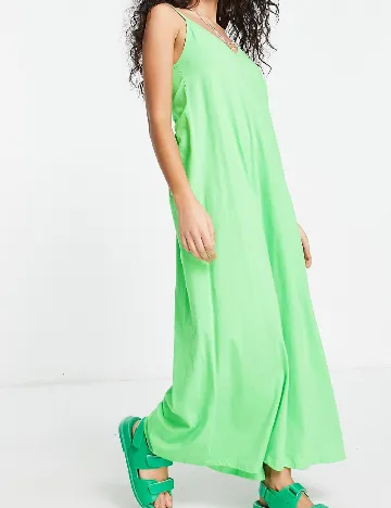 Rochie lunga ASOS, verde Verde