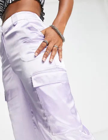 Pantaloni Miss Selfridge, mov Mov