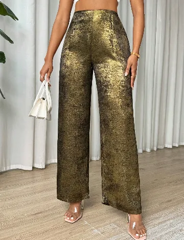 Pantaloni SHEIN, auriu Galben
