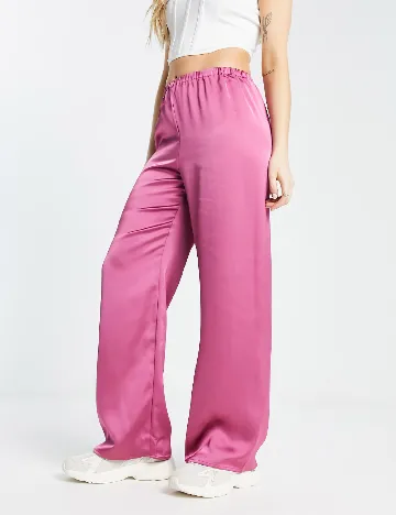 Pantaloni Urban Revivo, roz Roz