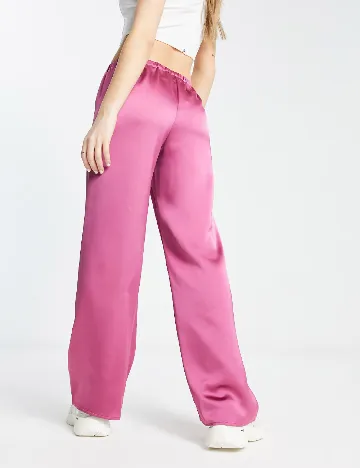 Pantaloni Urban Revivo, roz Roz