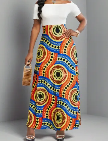 Rochie lunga SHEIN, mix culori Mix culori