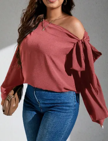 Bluza SHEIN CURVE, roz Roz